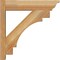 Ekena Millwork Merced Rough Sawn Traditional Outlooker, Western Red Cedar, 6"W x 24"D x 24"H OUT06X24X24MRC01RWR - alternate 3